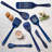 Baltique Malta 7-Piece Layered Birch Utensil Set