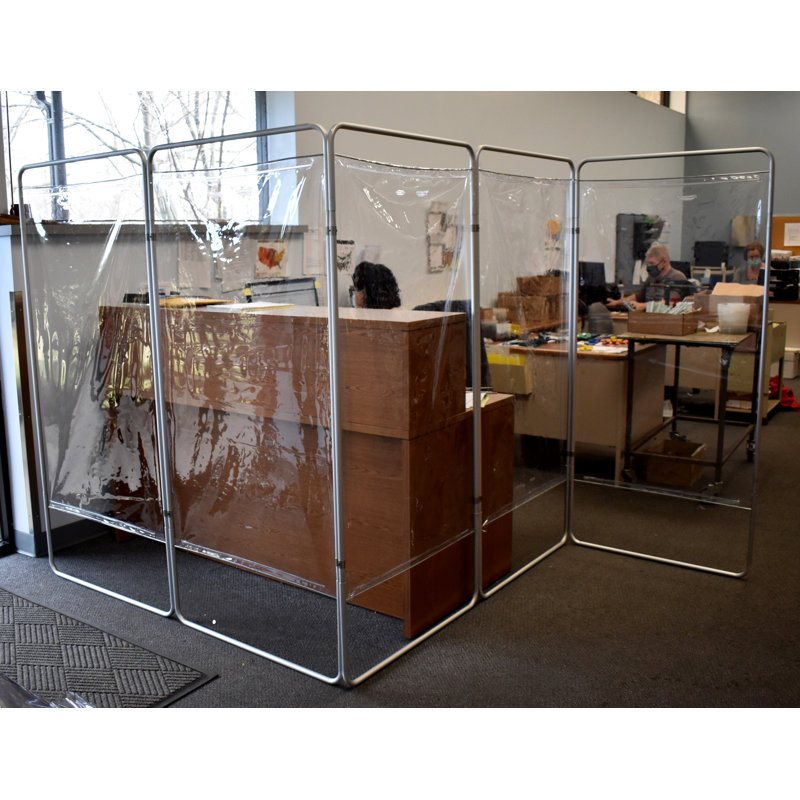 Omnimed 5 Section Modular Office Partitions- Build Out & Connect Unlimited Modules