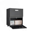 Armoire de bureau, support de copieur en acier à 2 portes, support d'imprimante de dossiers à piédestal mobile, armoire de vestibule