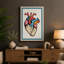 Anatomical Heart Diagram Modern - Wrapped Canvas-198935222-198935217