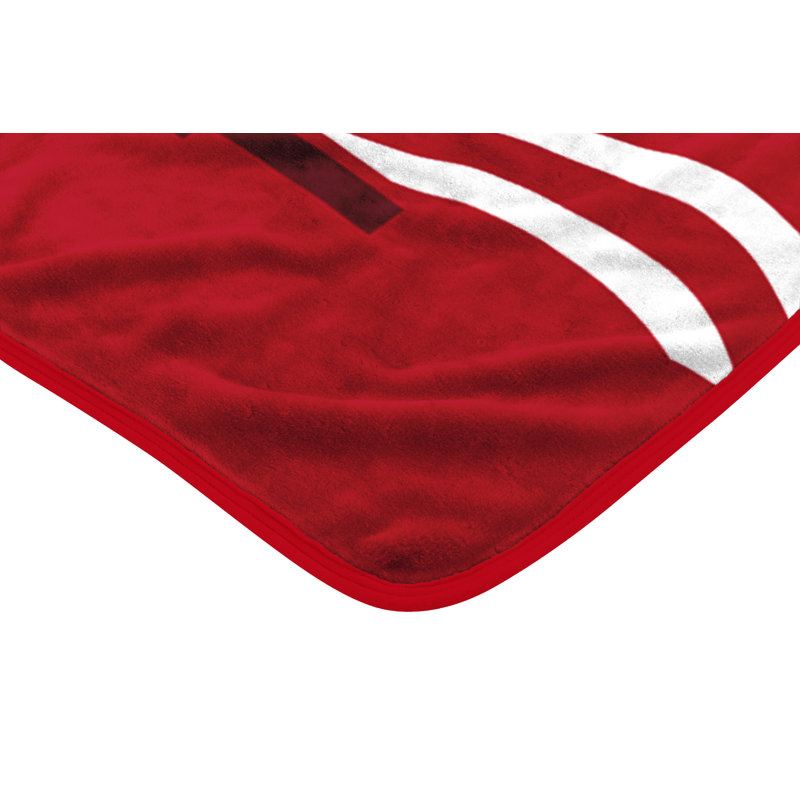Throw Blanket, Black/Crimson, Mavericks