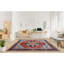 Wool Oriental Area Rug in Rust/Blue/Navy-1722480533