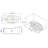 70.87'' x 33.5'' Freestanding Air Acrylic Bathtub