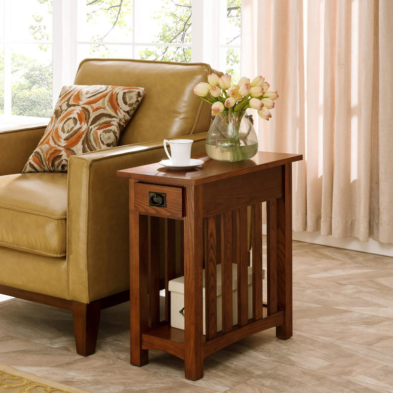 Side Table With Drawers