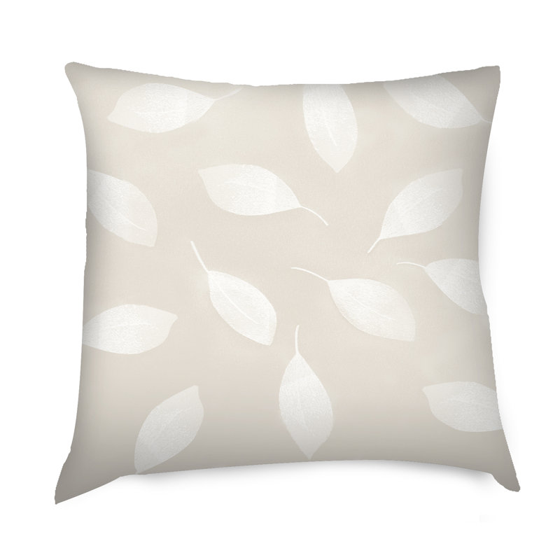 Housse de coussin carré, Crème, 18 po x 18 po