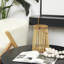 12.55'' H Wood Tabletop Lantern