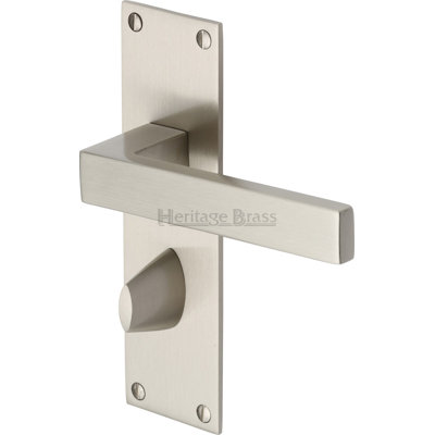 Heritage Brass Heritage Door Handle for Bathroom Metro Design