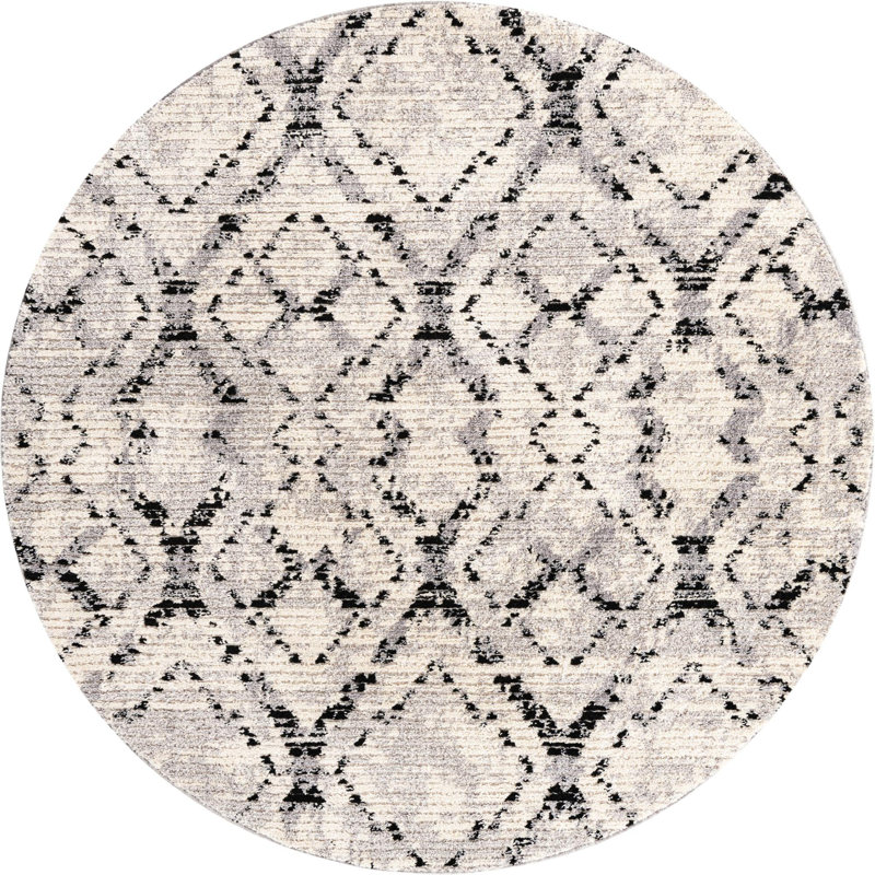 Tucson Geometric Indoor Rug, Round 7'