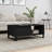 Coffee Table White Engineered Wood, Metal Medium Coffee Table-716123823