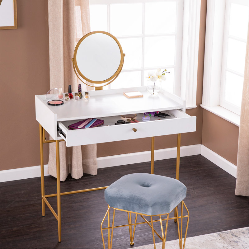 Vanity Table W/ Mirror