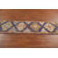 Tapis de couloir oriental bleu 3x8
