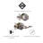 Complete Stratford Entry Lever Set with Single Cylinder Deadbolt-14651576