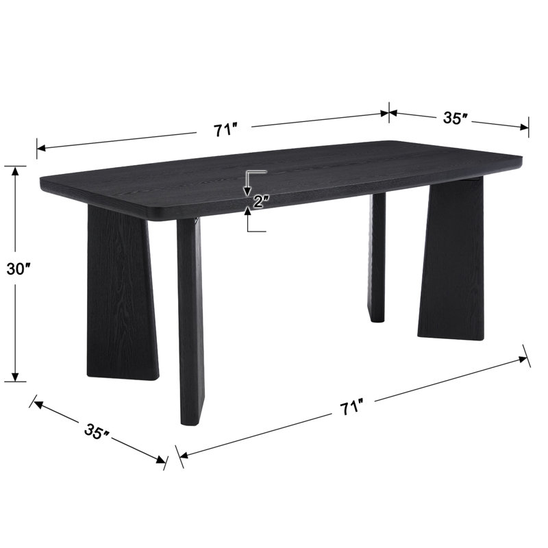 Modern Dining Table Set, Rectangular Dining Table And Upholstered Barrel Back Dining Chair With Solid Wood Frame For Dining Room/Kitchen