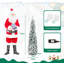 Lighted Artificial Pine Christmas Tree-1392377027