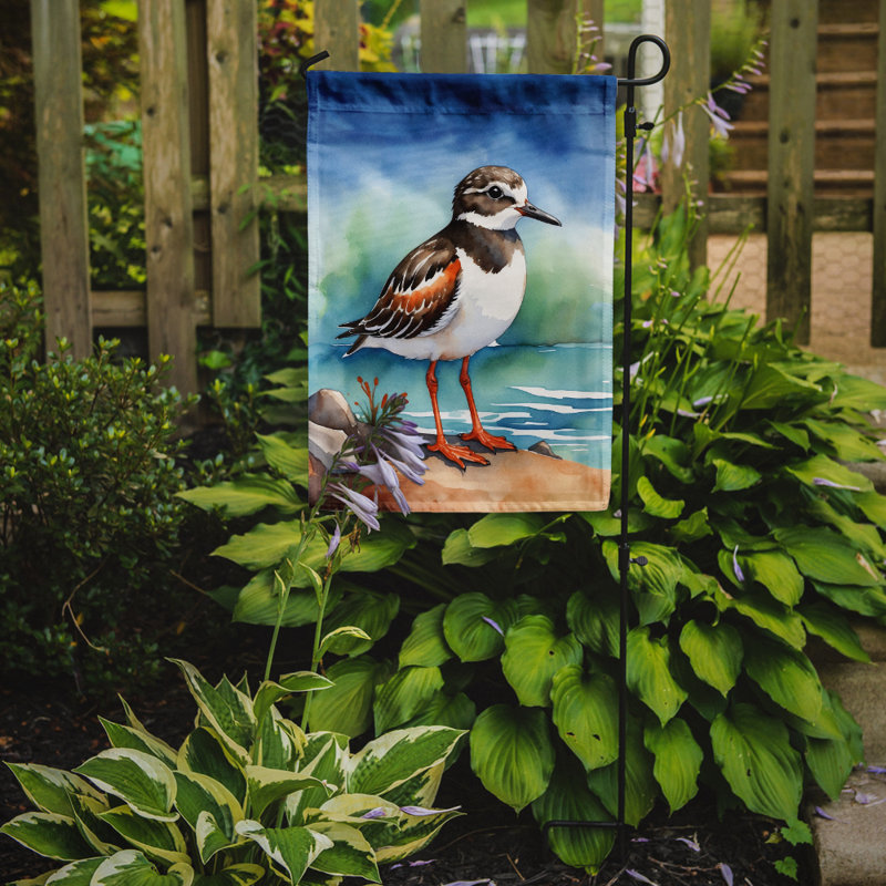 Drapeau de jardin Surfbird Bird, Ruddy Turnstone