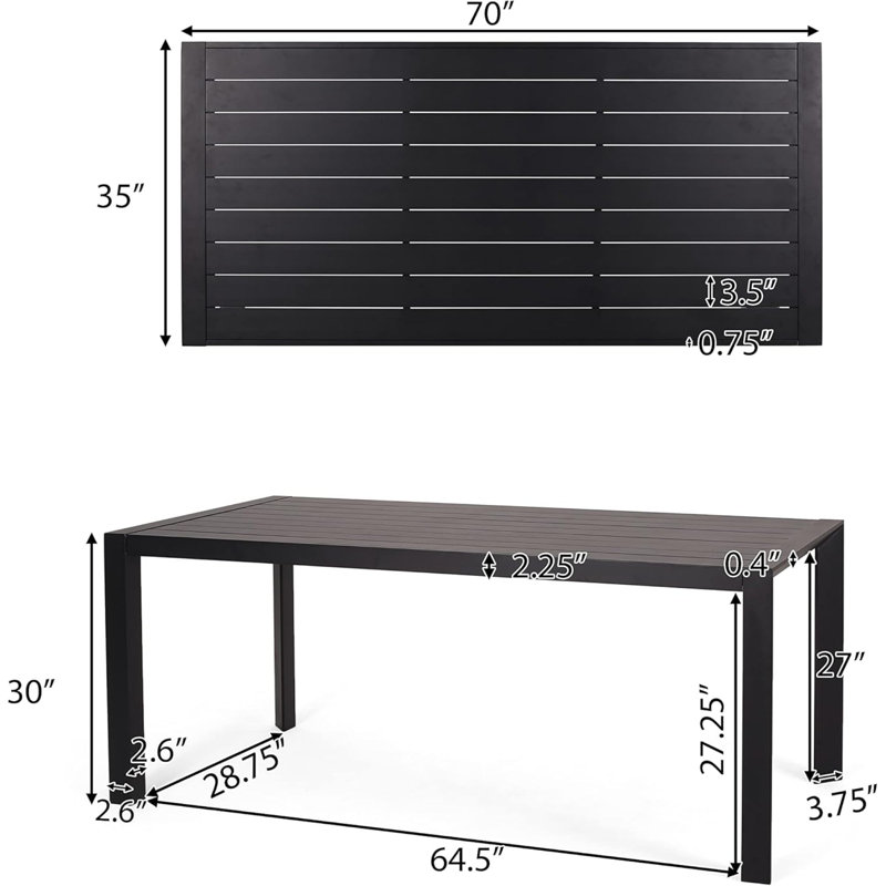  Ensemble de salle à manger 7 pièces