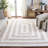 Kipp Shag 103 Handwoven Pet Geometric Indoor Use Only Rug in Ivory/Beige-1282170954