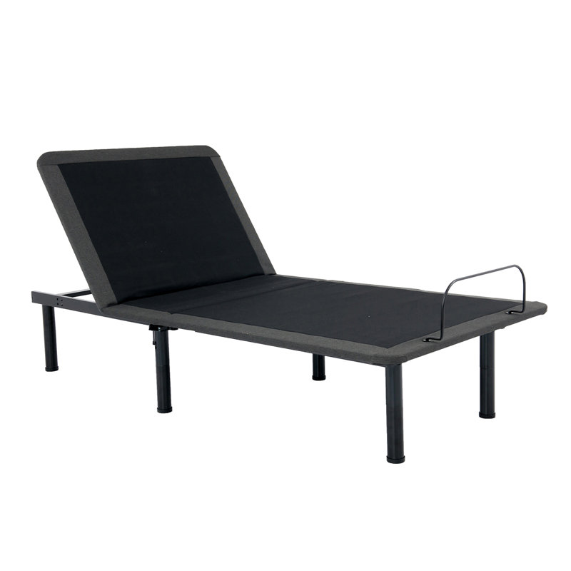 Quick Assembly Adjustable Bed Frame With Voice Activated Controls, Twin