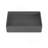19.68"Concrete Vessel Rectangular Modern Dark Gray With Patterns Bathroom Sink