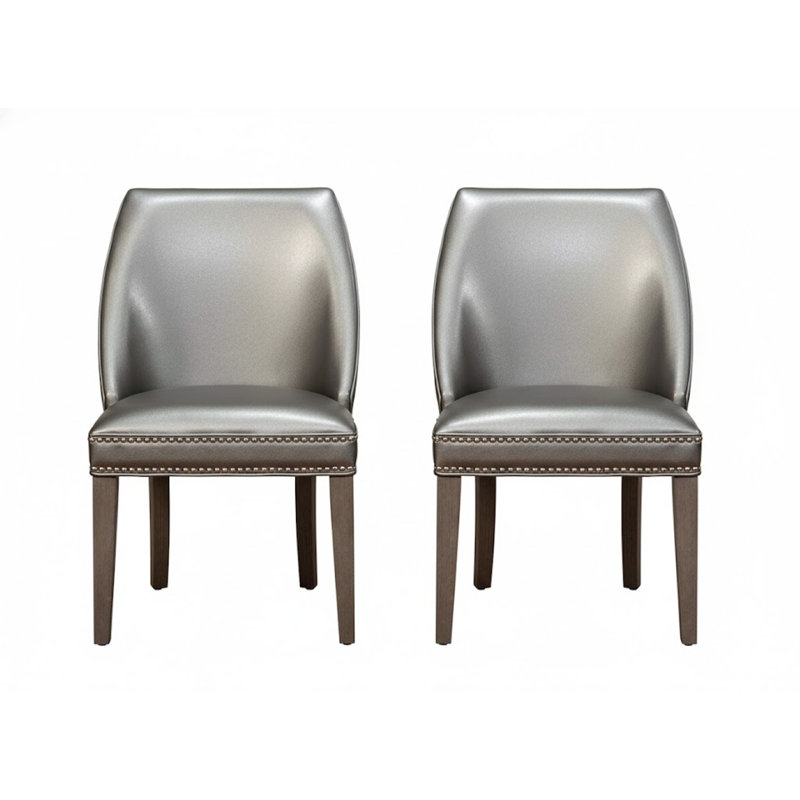 Ensemble de 2 chaises d'appoint rembourrées Azariah