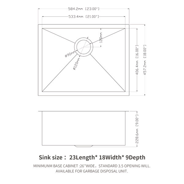 Dimensions du produit