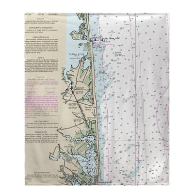 Couverture bethany beach, de polaire