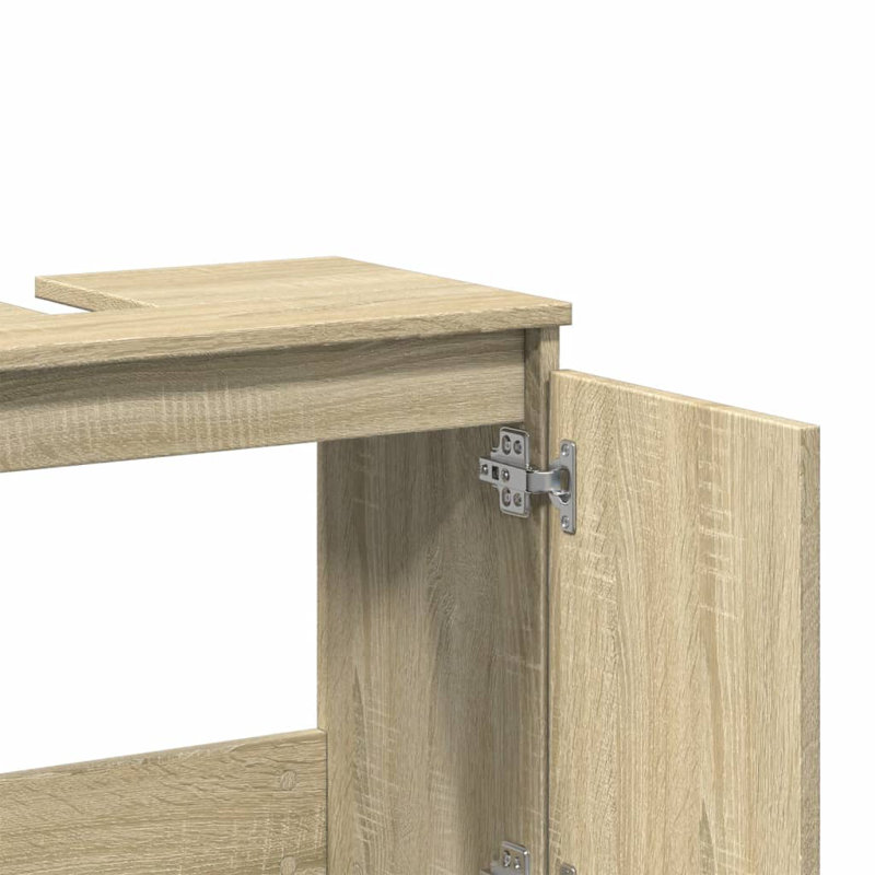 Saajan 58cm Single Bathroom Vanity Base Only, Sonoma Oak