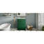 Meuble-lavabo de 24 pouces avec lavabo, 2 tiroirs et porte à fermeture en douceur: style minimaliste et élégant pour les petites salles de bain-1434949644