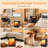 1500W 6-Element Infrared Space Heater with Remote, Digital Thermostat & 12H Timer