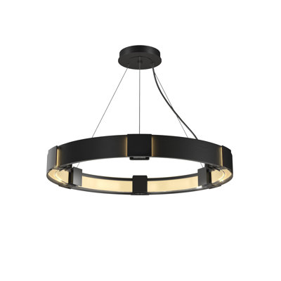 Aura 6 - Light Unique/Statement Drum Chandelier