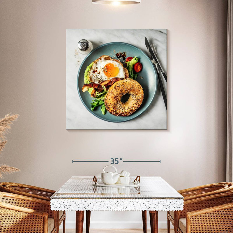 Yarlin Bagel Sandwich, 39" H x 39" W
