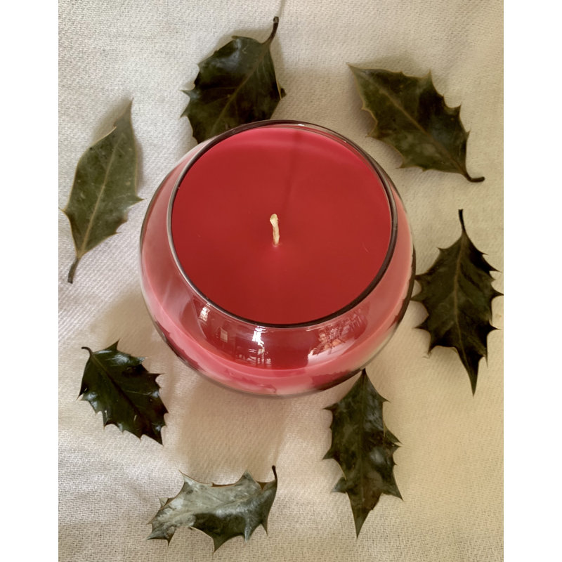 Waxhaw Holly And Red Berry Scented Jar Candle