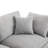 Modern L Shaped Upholstery Convertible Couch with Reversible Chaise-657185073