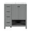 Meuble-lavabo 30 po avec comptoir en céramique-553527670