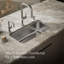 Undertone® Large Under-Mount Single-Bowl Kitchen Sink