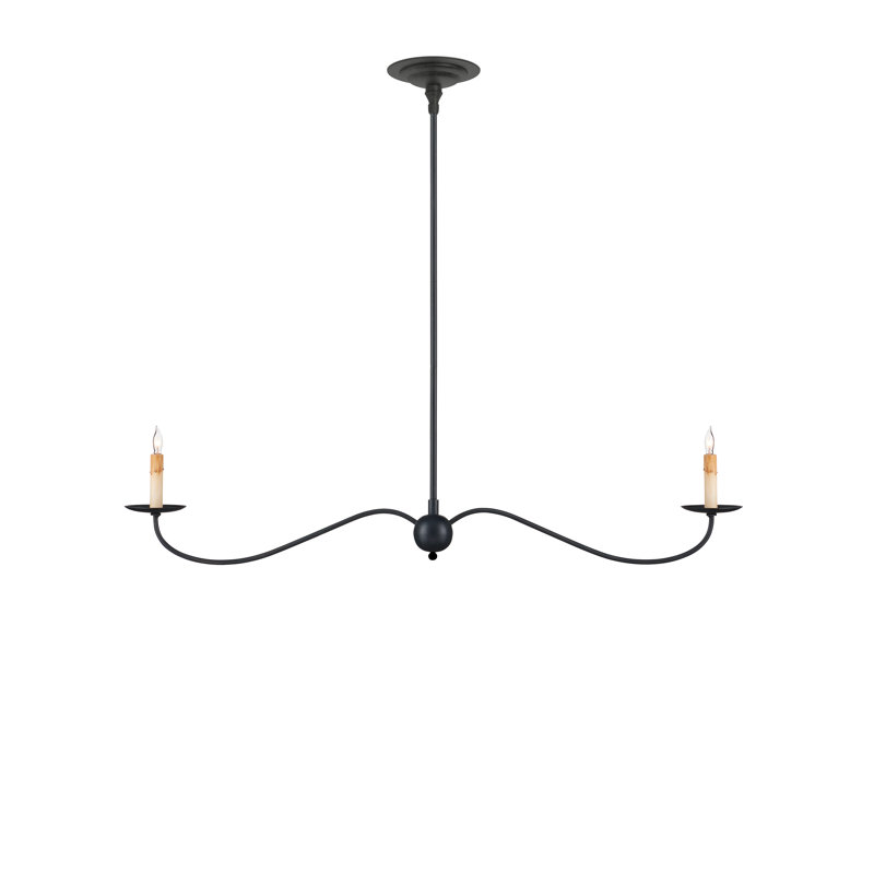 Saxon LED Chandelier, Zanzibar Black
