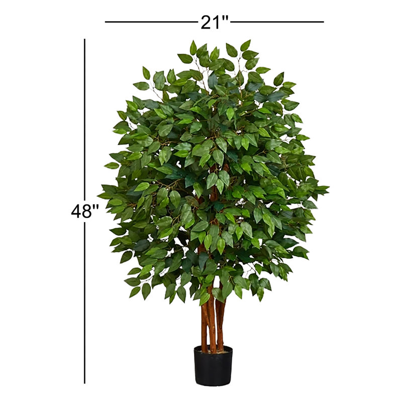 Ficus artificiel 48 po dans un pot de poche