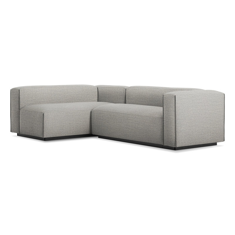 Cleon Modular Sectional, Maharam Meld in Panda, Right Hand Facing