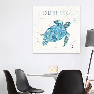 Deep Sea IV 1 Piece Wrapped Canvas Wall Art