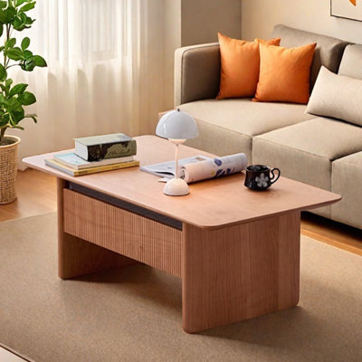 Japanese style solid wood coffee table