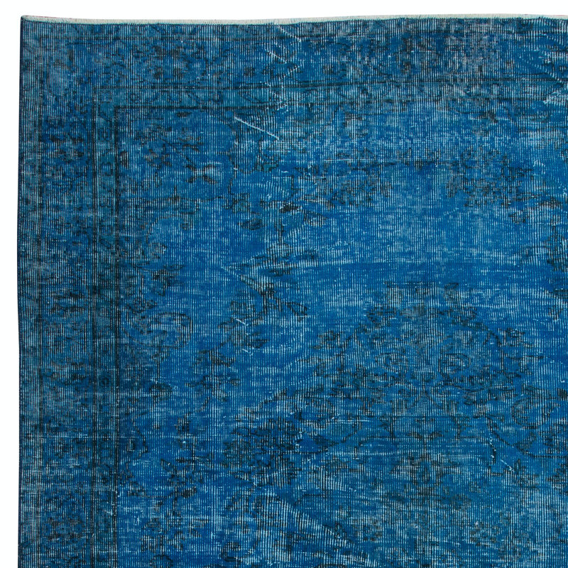 Tapis turc moderne fabriqué à la main de 5,6 x 8,2 pi en Turquie