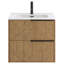 Kora 24.02" Wall Mounted Single Bathroom Vanity with Top-700582042