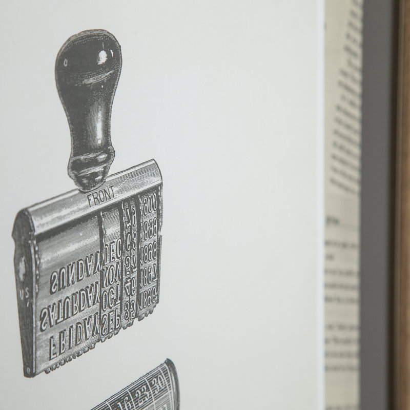 «Pencils & Pen» par Sam Appleman, reproduction d'art encadrée sous verre, Poinçonné