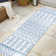 Raif Tribal Bohemian Ivory/Blue Indoor/Outdoor Rug