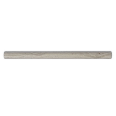 Garniture de tuile de chaise en marbre 12 po x 0,75 po en blanc