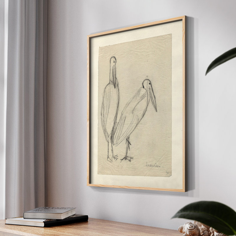 "Vintage S Croquis III" sur papier
