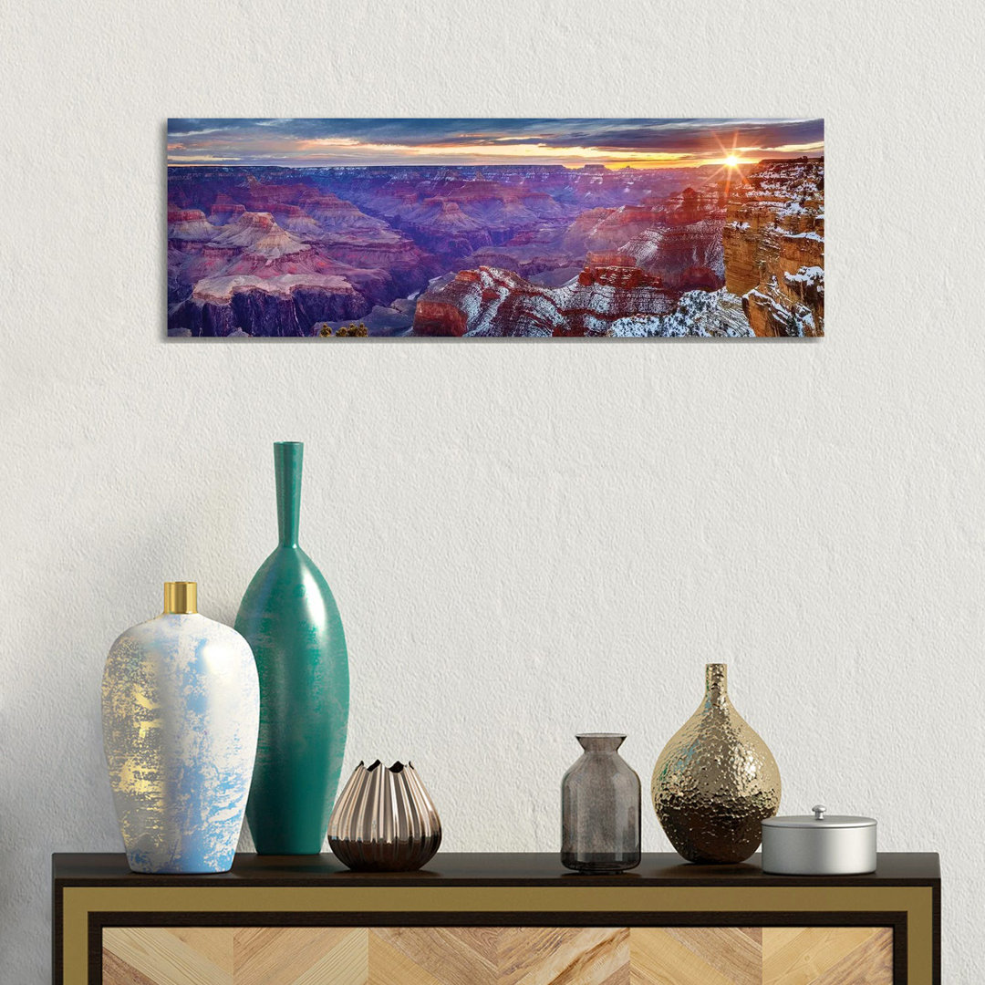 Hopi Point Sunrise II von Susanne Kremer - Panoramagalerie-Giclée auf Leinwand