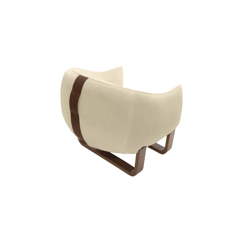 Milo Armchair, Creme Brulee Velvet