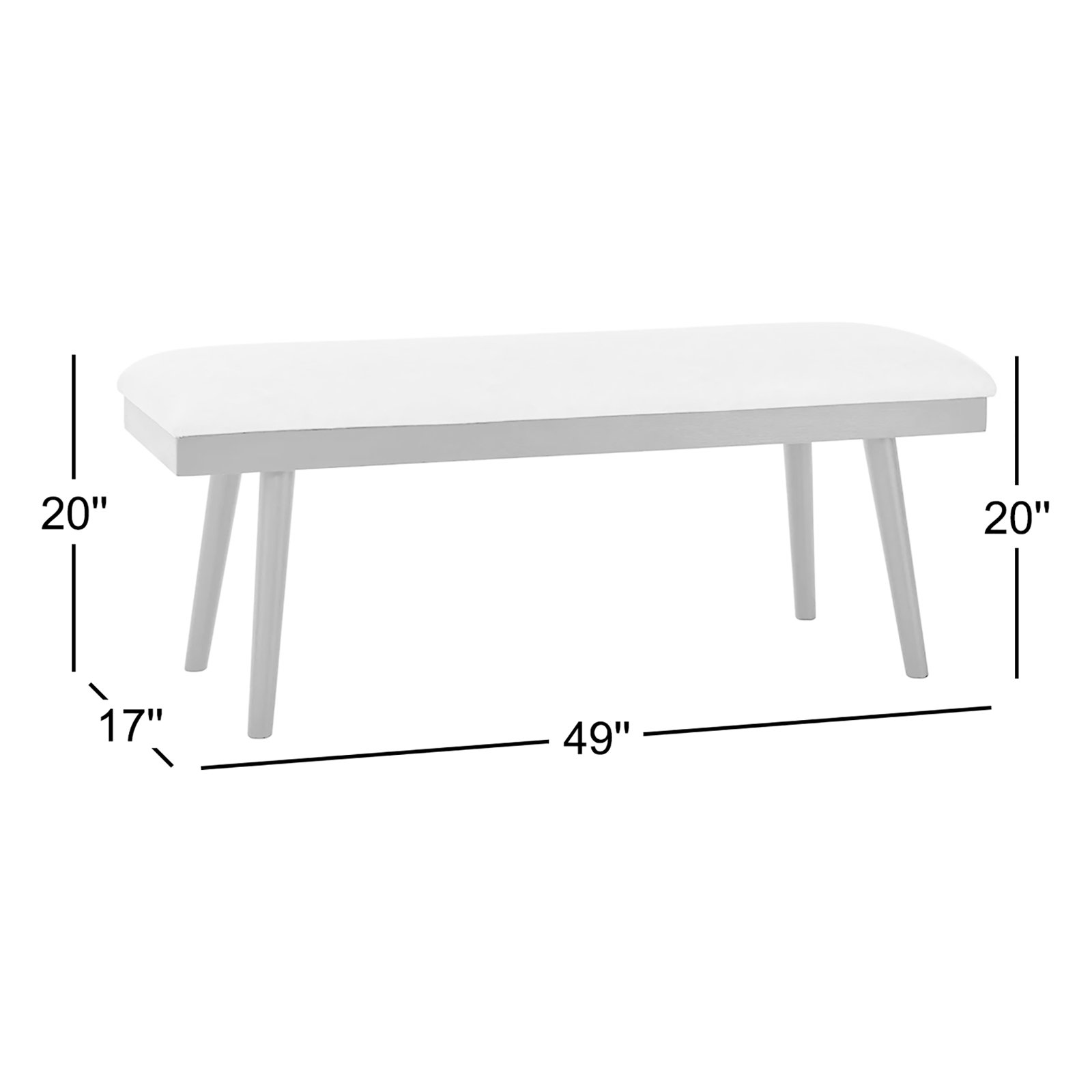 Lucia 49" Dining Bench