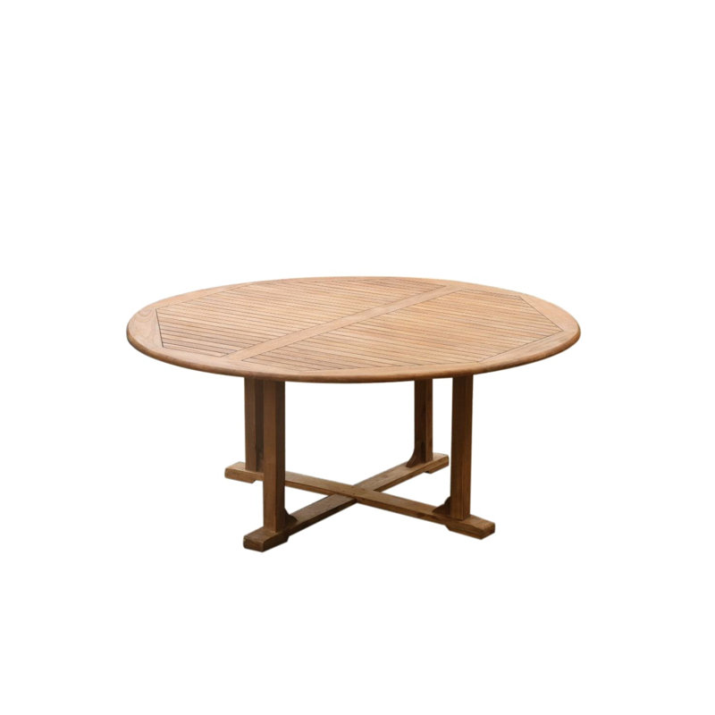 Perine Outdoor 5 - Piece Teak Dining Set, 4